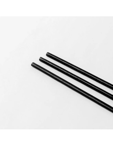 Avolutions Black Agave straws 21 cm, wrapped,...