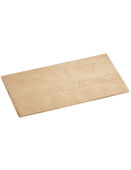 2-Ply Natural Kraft Dinner Napkin 15" x 17" - 3000/Case