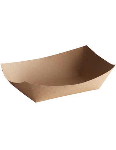 3 lb. Natural Eco-Kraft Customizable Paper Food...
