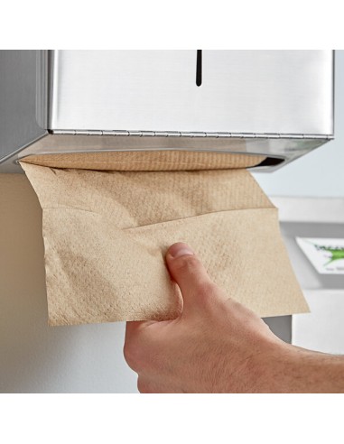 Natural Brown Kraft M-Fold (Multifold) Towel...